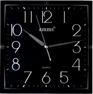 Dark Time 12 Hour Clock