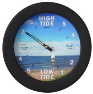 'Talacre Lighthouse'' 11'' Twins Tide Clock