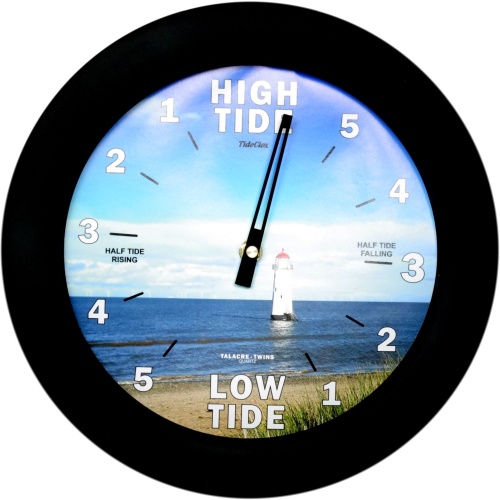 'Talacre Lighthouse'' 11'' Twins Tide Clock